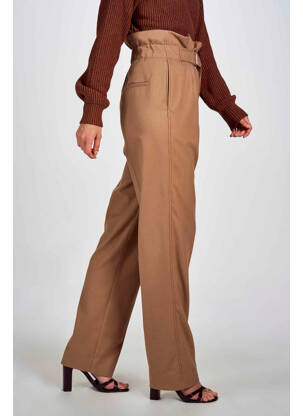 Pantalon chino marron DEUX. BY ELINE DE MUNCK femme