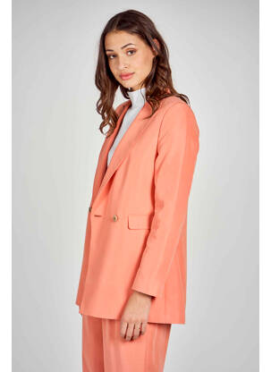 Blazer orange DEUX. BY ELINE DE MUNCK femme