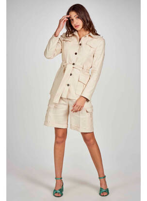 Blazer beige DEUX. BY ELINE DE MUNCK femme