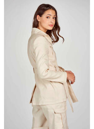 Blazer beige DEUX. BY ELINE DE MUNCK femme