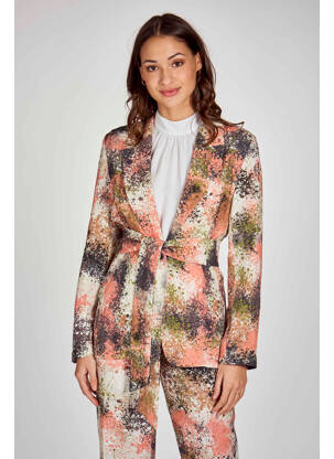 Blazer orange DEUX. BY ELINE DE MUNCK femme