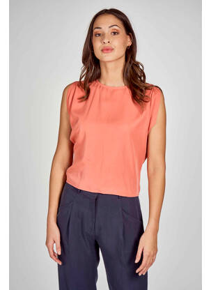 Chemisier orange DEUX. BY ELINE DE MUNCK femme