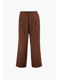 Jeans coupe large marron HAILYS femme