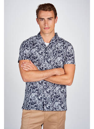 Chemise manches courtes bleu CEMI homme