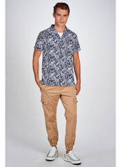 Chemise manches courtes bleu CEMI pour homme seconde vue