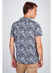 Chemise manches courtes bleu CEMI pour homme seconde vue