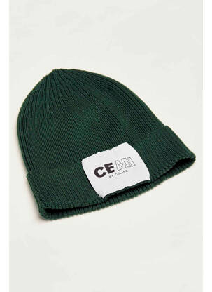 Bonnet vert CEMI femme