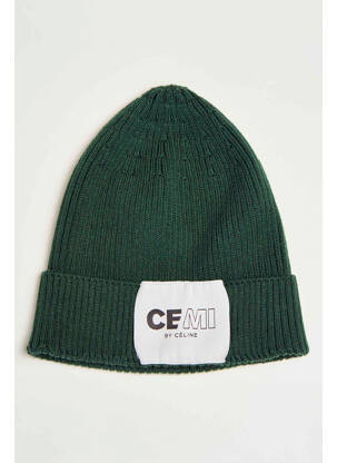 Bonnet vert CEMI femme