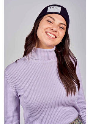 Bonnet bleu CEMI femme