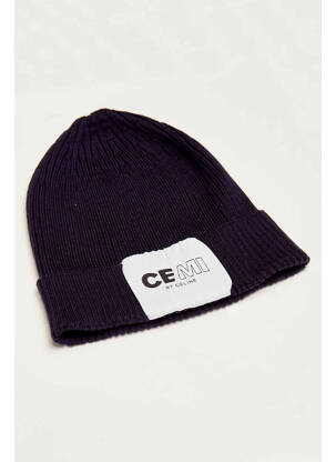 Bonnet bleu CEMI femme