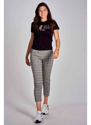 Pantalon chino noir CEMI femme