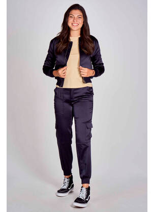 Pantalon cargo bleu CEMI femme