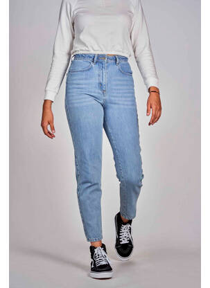 Jean coupe mom bleu CEMI femme