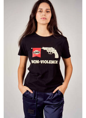 T-shirt noir CEMI femme