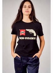T-shirt noir CEMI pour femme seconde vue