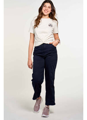 Pantalon cargo bleu CEMI femme