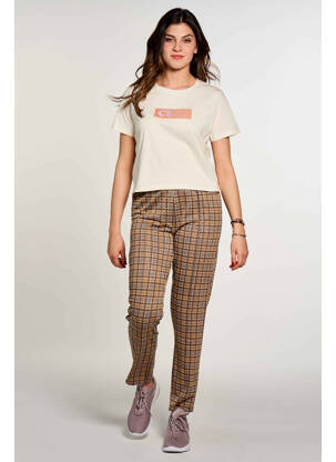 Pantalon 7/8 rose CEMI femme