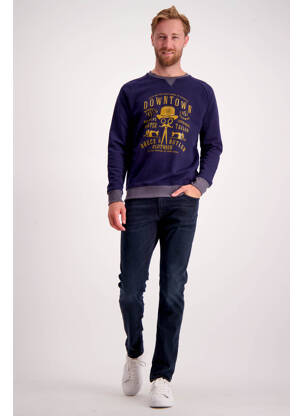 Sweat-shirt bleu BRUCE & BUTLER  homme