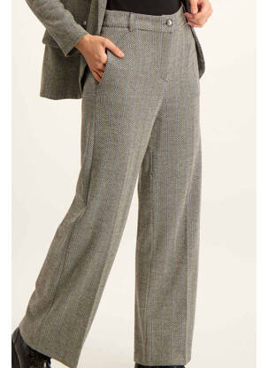 Pantalon flare gris AMELIE & AMELIE femme