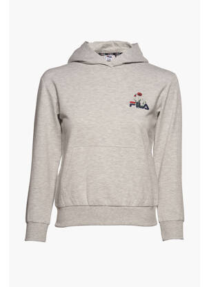 Sweat-shirt à capuche gris FILA fille