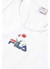 T-shirt blanc FILA pour fille seconde vue
