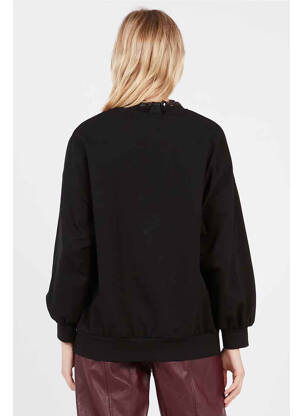Sweat-shirt noir PLEASE femme