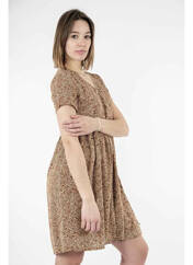 Robe courte beige LE TEMPS DES CERISES pour femme seconde vue