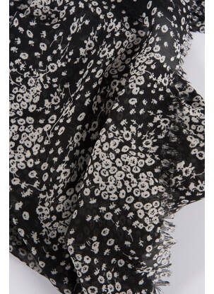Foulard noir LE TEMPS DES CERISES femme