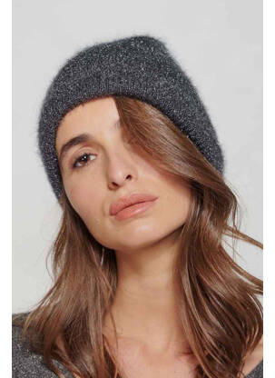 Bonnet gris LE TEMPS DES CERISES femme