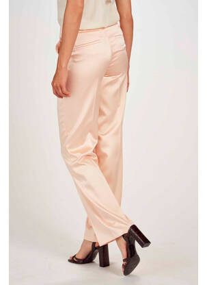 Pantalon droit rose FOUDRE BY AURELIE VAN DAELEN femme