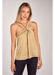 Chemisier beige FOUDRE BY AURELIE VAN DAELEN femme