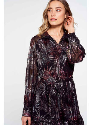 Robe courte noir FOUDRE BY AURELIE VAN DAELEN femme