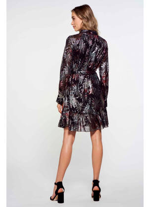 Robe courte noir FOUDRE BY AURELIE VAN DAELEN femme