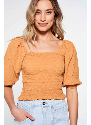 Chemisier orange FOUDRE BY AURELIE VAN DAELEN femme