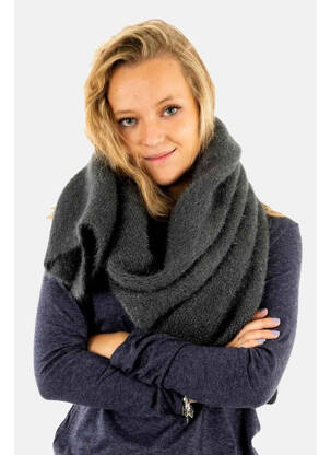 Echarpe gris LE TEMPS DES CERISES femme