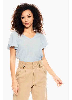 Top bleu GARCIA femme