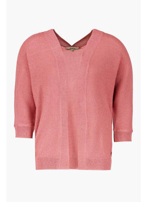 Gilet manches courtes rose GARCIA femme