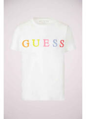 T-shirt blanc GUESS pour fille seconde vue