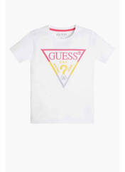 T-shirt jaune GUESS pour fille seconde vue
