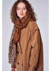 Foulard marron HAILYS pour femme seconde vue
