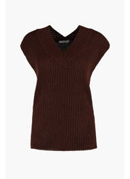 Débardeur marron HAILYS femme
