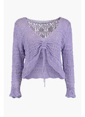 Pull violet HAILYS pour femme seconde vue