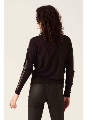 Pull col roulé noir GARCIA femme
