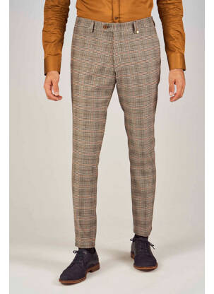 Pantalon chino marron LE FABULEUX MARCEL DE BRUXELLES homme
