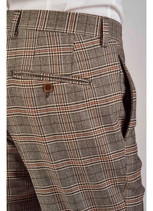Pantalon chino marron LE FABULEUX MARCEL DE BRUXELLES homme