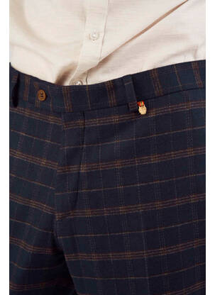 Pantalon chino bleu LE FABULEUX MARCEL DE BRUXELLES homme