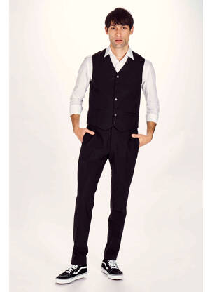 Pantalon chino noir LE FABULEUX MARCEL DE BRUXELLES homme