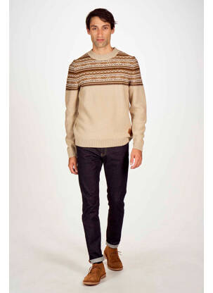 Pull beige LE FABULEUX MARCEL DE BRUXELLES homme