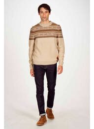 Pull beige LE FABULEUX MARCEL DE BRUXELLES homme