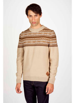 Pull beige LE FABULEUX MARCEL DE BRUXELLES homme